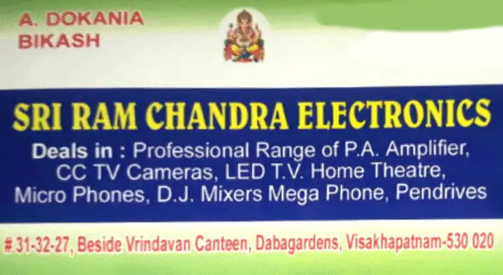 Sri Ram Chandra Electronics in Dabagardens