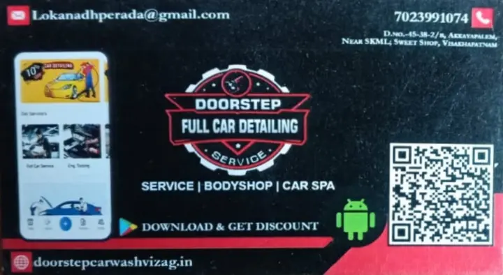 Doorstep Full Car Detailing Service in Akkayyapalem, Visakhapatnam