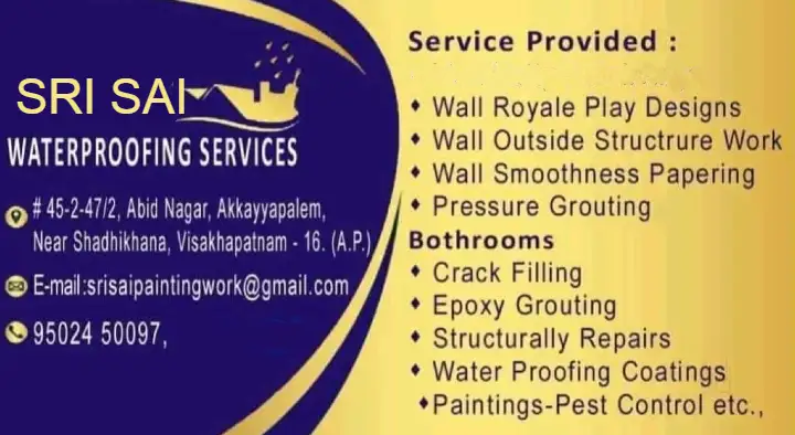 Sri Sai Waterproofing Services in Akkayyapalem