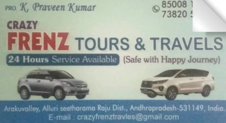 Crazy Frenz Tours and Travels in Araku