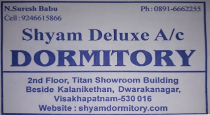 Shyam Deluxe Ac Dormitory in Dwarakanagar