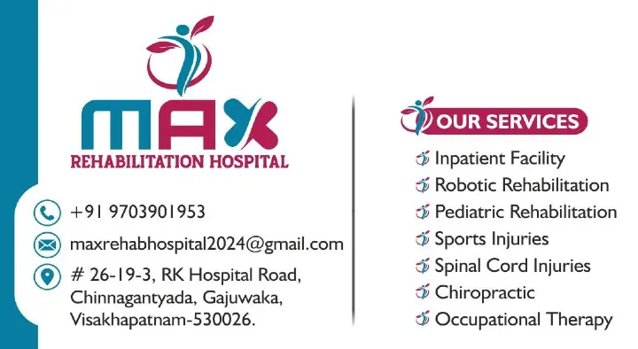 MAX Rehabilitation Hospital in Gajuwaka, Visakhapatnam