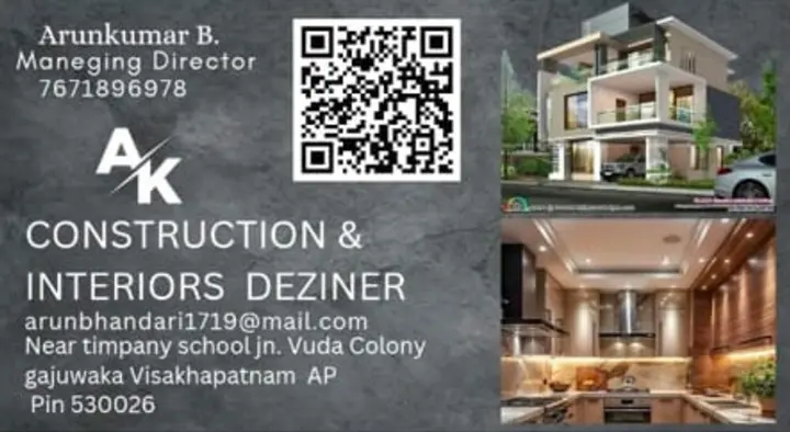 AK Constructions and Interior Deziner in Gajuwaka, Visakhapatnam