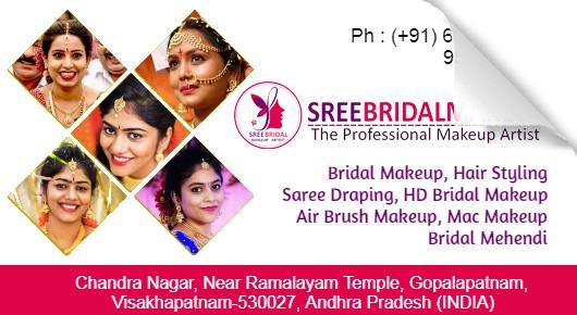 Sree Bridal Makeup near Gopalapatnam in Visakhapatnam