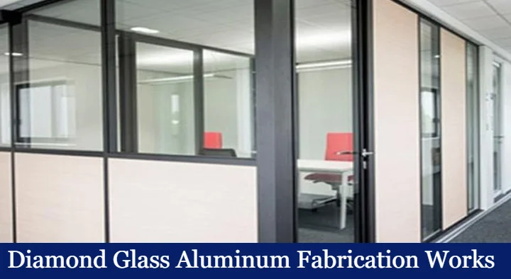 Diamond Glass Aluminum Fabrication Works in kancharapalem