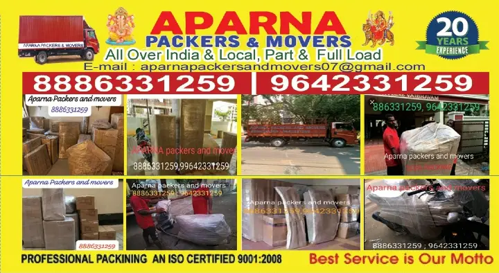 Aparna Packers and Movers in MVP Colony, Visakhapatnam