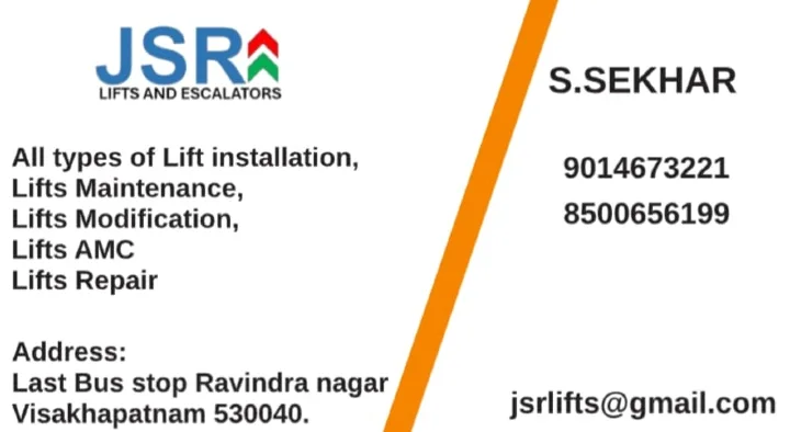 JSR Lifts and Escalators in Ravindra Nagar, Visakhapatnam
