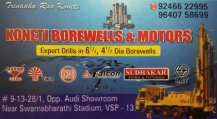 Koneti Borewells and Motors in Bullayya College