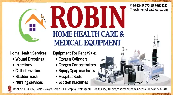 ROBIN Home Health Care and Medical Equipment in Arilova, Visakhapatnam