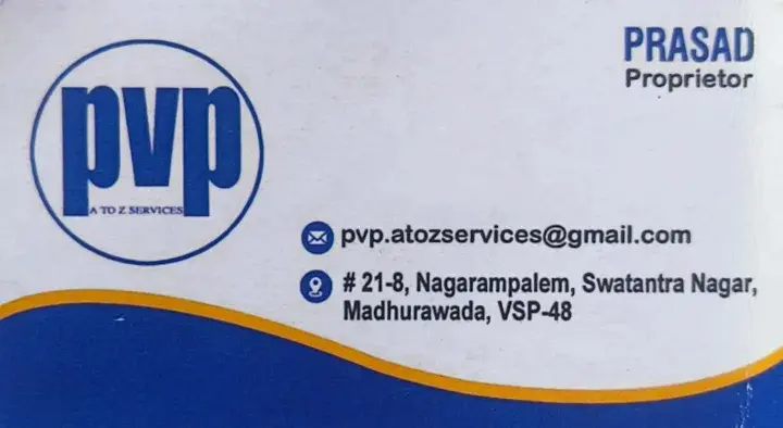 PVP A to Z Services in Madhurawada