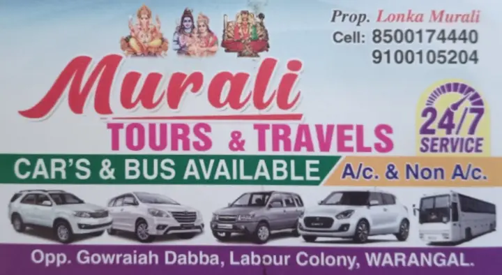 Murali Tours and Travels in Labour Colony