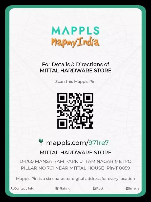 Mittal Hardware Store Uttam Nagar In Delhi - Photo No. 01