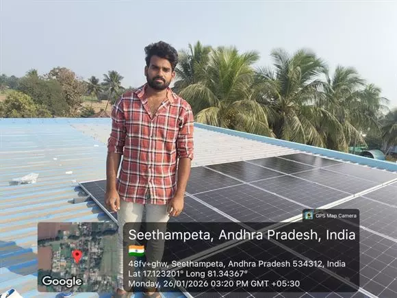 sreeram solar systems ramachandra rao pet in eluru - Photo No.9