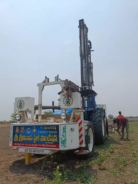 sri srinivasa file foundation works etukuru bypass in guntur - Photo No.5