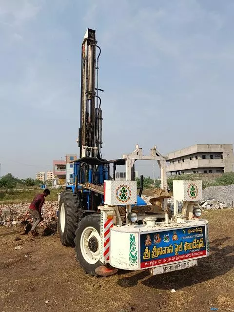 Sri Srinivasa File Foundation Works Etukuru Bypass In Guntur - Photo No. 41