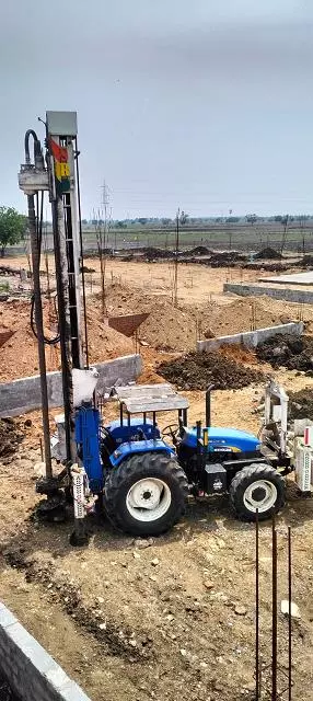 Sri Srinivasa File Foundation Works Etukuru Bypass In Guntur - Photo No. 01