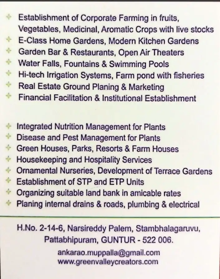 Green Valley Creators Pattabhipuram In Guntur - Photo No. 01