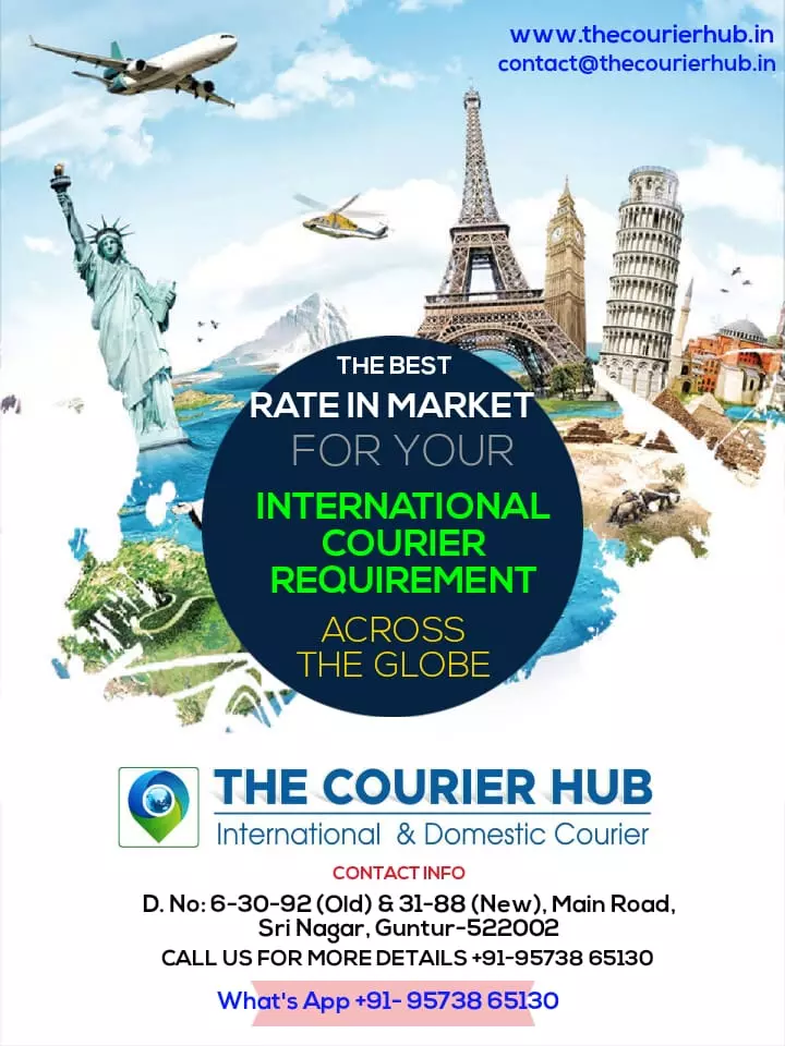 the courier hub international courier arundelpet in guntur - Photo No.13