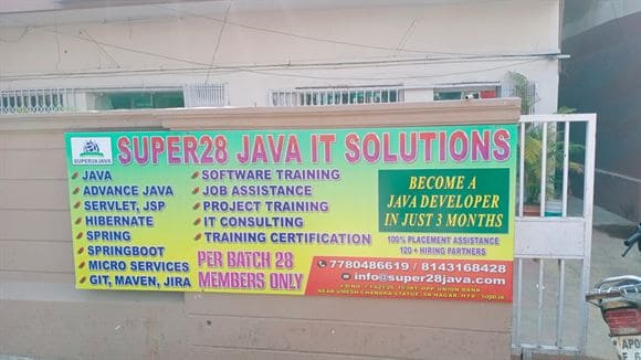 Super28 Java It Solutions Sr Nagar In Hyderabad - Photo No. 21