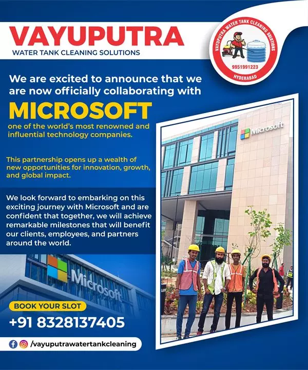 Vayuputra Water Tank Cleaning Solutions Manikonda Hyderabad - Photo No. 41