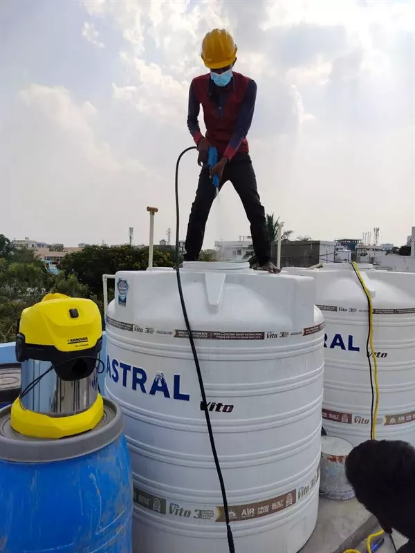 Vayuputra Water Tank Cleaning Solutions Manikonda Hyderabad - Photo No. 91