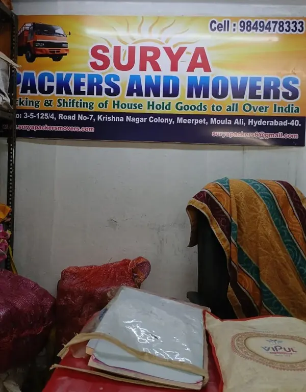 surya packers and movers moula ali in hyderabad - Photo No.0