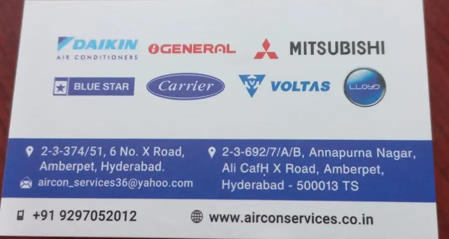 Aircon Services Amberpet In Hyderabad - Photo No. 01