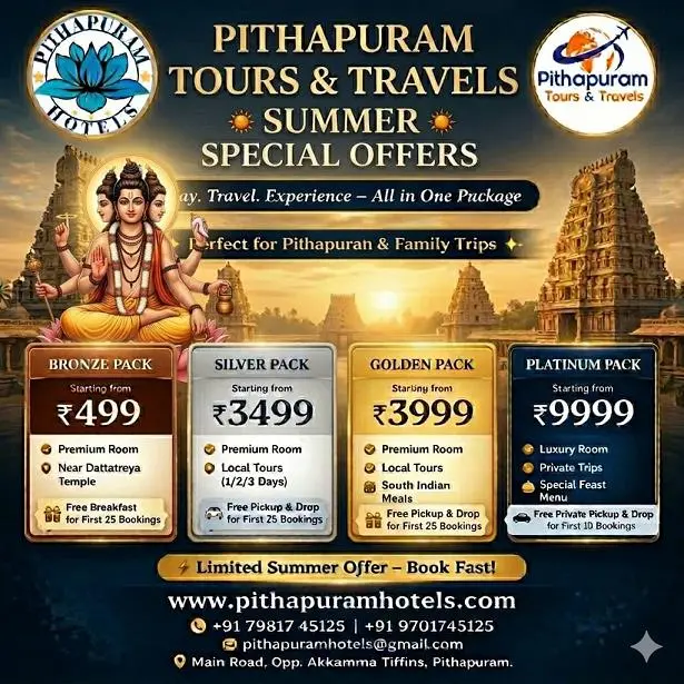 pithapuram tours and travels pithapuram in kakinada - Photo No.0