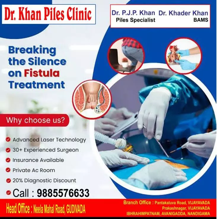 Khan Piles Hospital Gudivada In Krishna - Photo No. 31