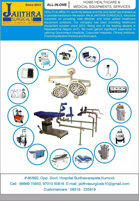 Jaiithra Surgical Shops Near Budhawarpet In Kurnool - Photo No. 11