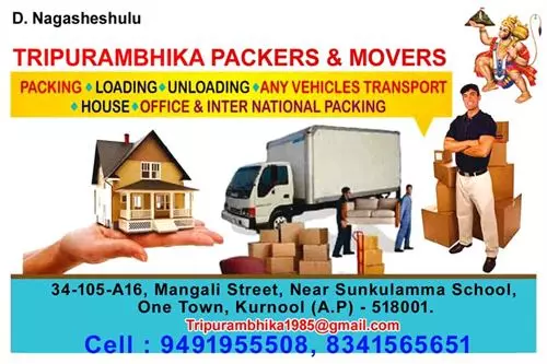 Tripurambhika Packers And Movers Mangali Street In Kurnool - Photo No. 21