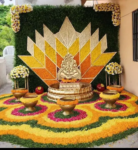 ss flower decorations clock tower in nalgonda - Photo No.3