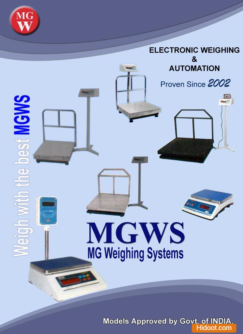 Mg Weighing Systems Weighing Scales Bridges Machines Manufacturers Near Svg Market In Rajahmundry - Photo No. 01