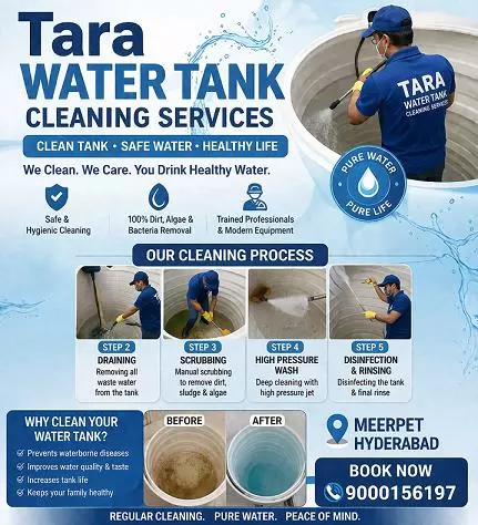 tara water tank cleaning services meerpet in rangareddy - Photo No.0