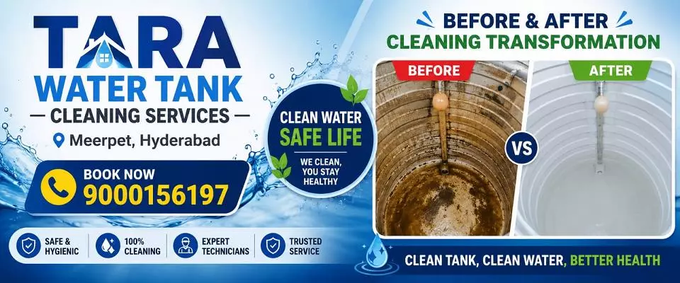 tara water tank cleaning services meerpet in rangareddy - Photo No.6