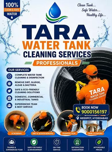 tara water tank cleaning services meerpet in rangareddy - Photo No.5
