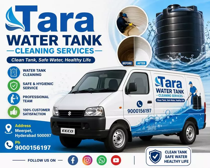 tara water tank cleaning services meerpet in rangareddy - Photo No.3