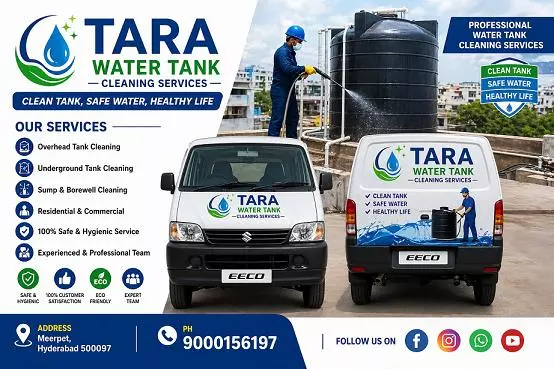 tara water tank cleaning services meerpet in rangareddy - Photo No.2