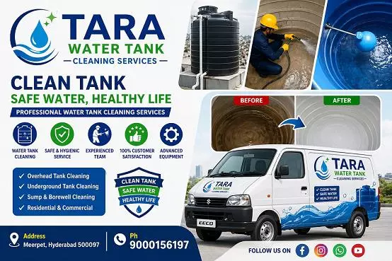 tara water tank cleaning services meerpet in rangareddy - Photo No.1