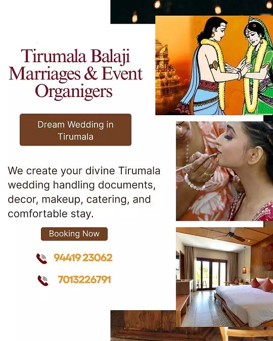 tirumala balaji marriages and events organizer gaju street in tirupati - Photo No.1