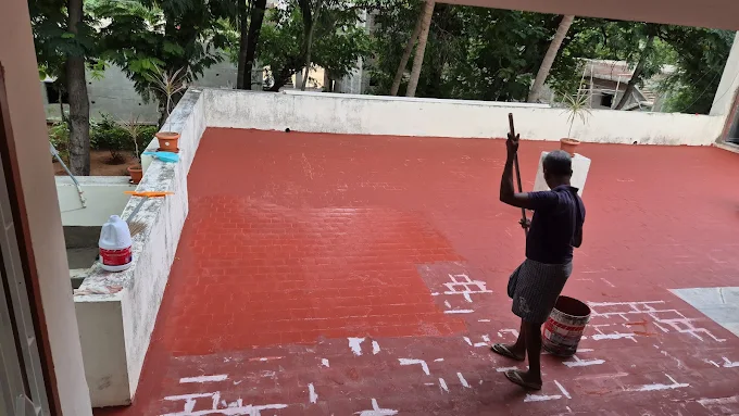 prb water proofing technology rc road in tirupati - Photo No.11
