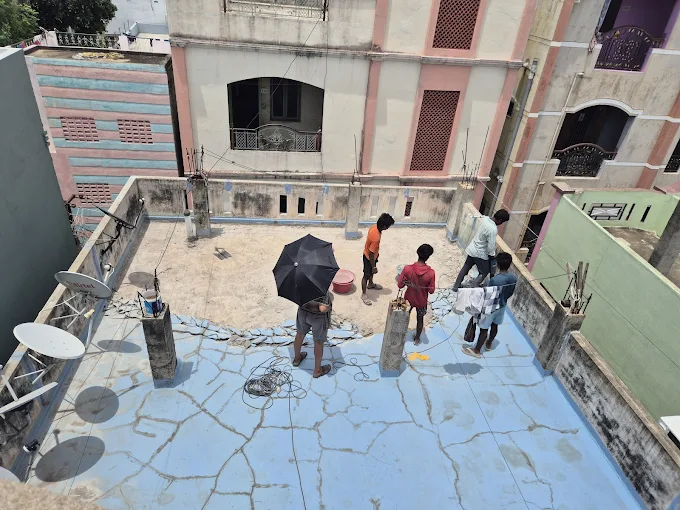 prb water proofing technology rc road in tirupati - Photo No.12