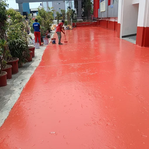prb water proofing technology rc road in tirupati - Photo No.17