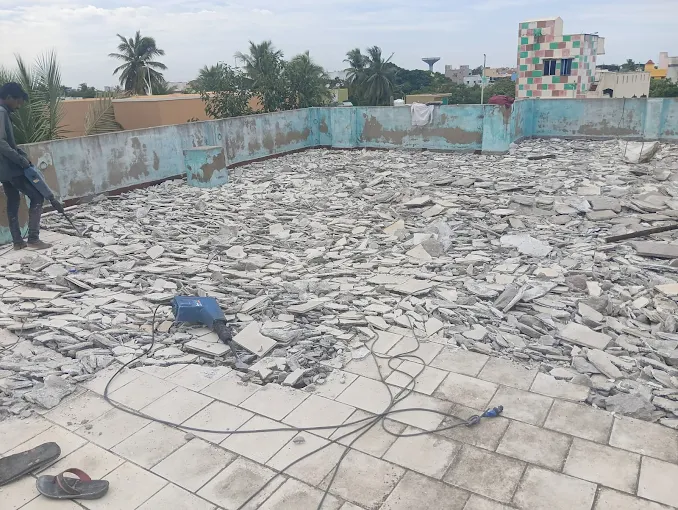 prb water proofing technology rc road in tirupati - Photo No.2