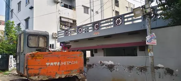 malleswari old building dismanlting works ajit singh nagar in vijayawada - Photo No.15