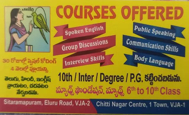 Sri Srinivasa Spoken English And Hindi Eluru Road In Vijayawada - Photo No. 11