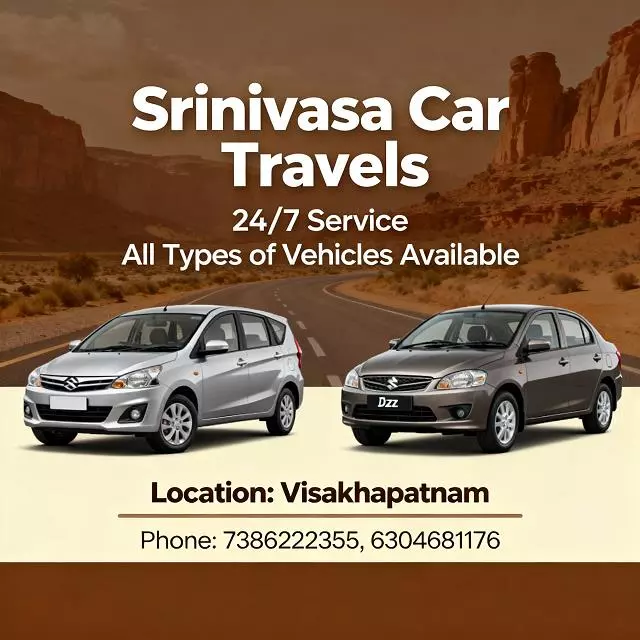 srinivasa car travels railway station in visakhapatnam - Photo No.7