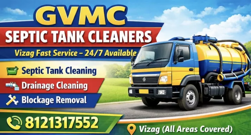 gvmc septic tank cleaning sheelanagar in visakhapatnam - Photo No.7