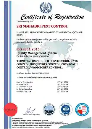 Sri Simhadri Pest Control Gopalapatnam In Visakhapatnam - Photo No. 01