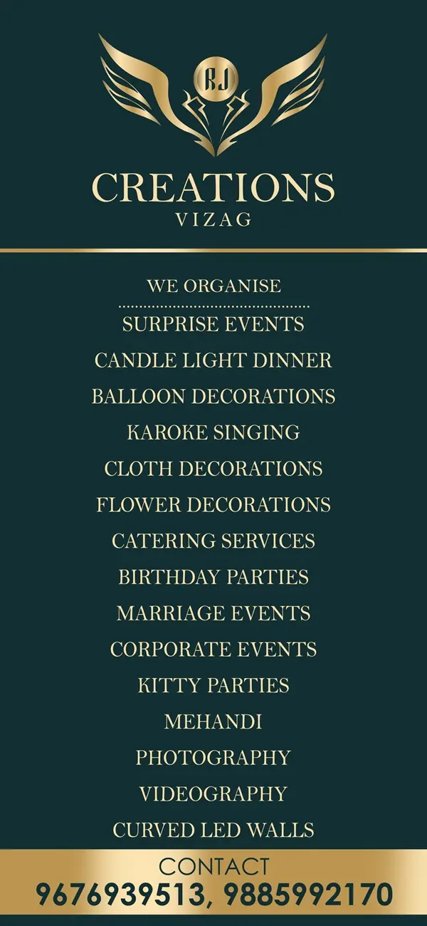 Rj Creations Event Management Organisers In Visakhapatnam - Photo No. 01